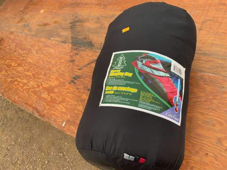 Woods mummy sleeping bag rated  for 15 below