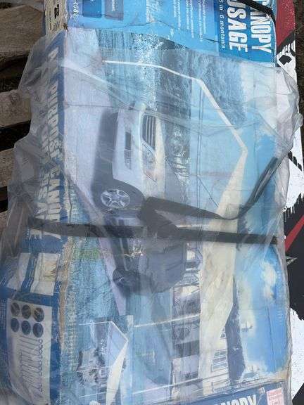 10’x20’ All Purpose shelter * Believe it’s all there, snowboard