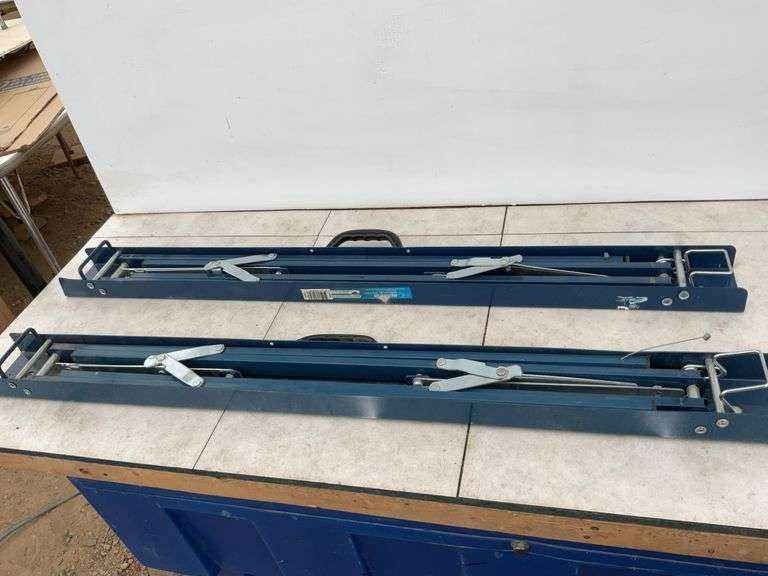 Pair of Mastercraft folding sawhorses