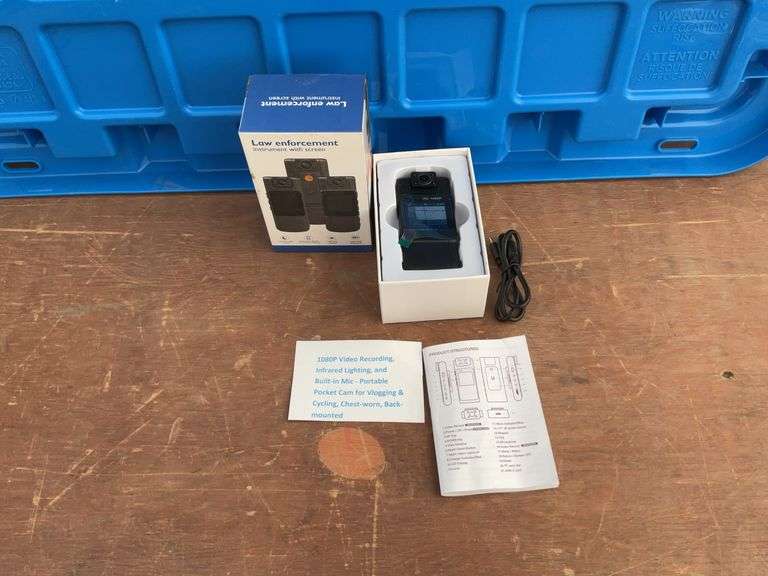 Body camera 1080 P video recording, unused