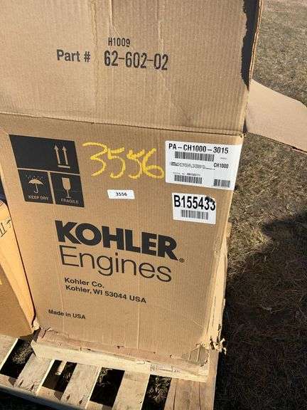 UNUSED KOHLER Command Pro 37hp motor