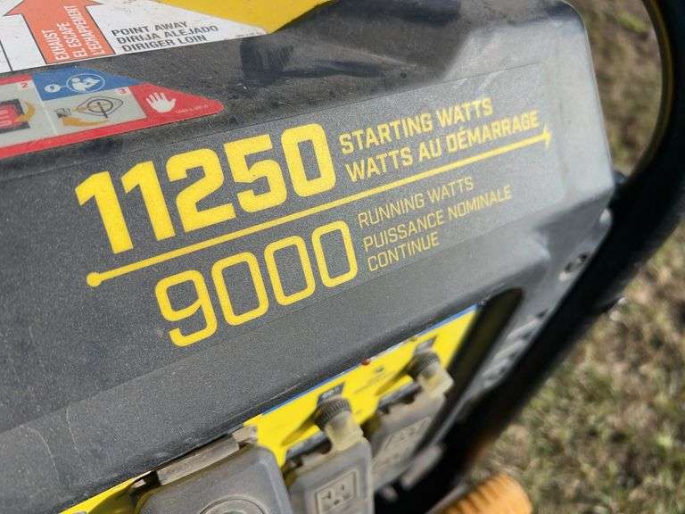 Champion 9000 watt generator- owner says runs but generator DOES NOT WORK