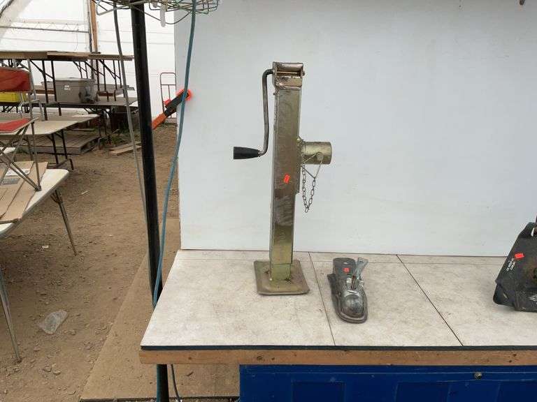 5000 lb sidewind implement jack and the 2" trailer ball hitch