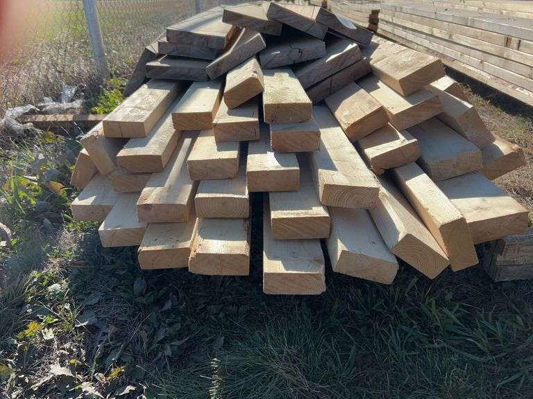 LUMBER: 11 of 2x8x8, approx 35 of 2x4x8’9” studs