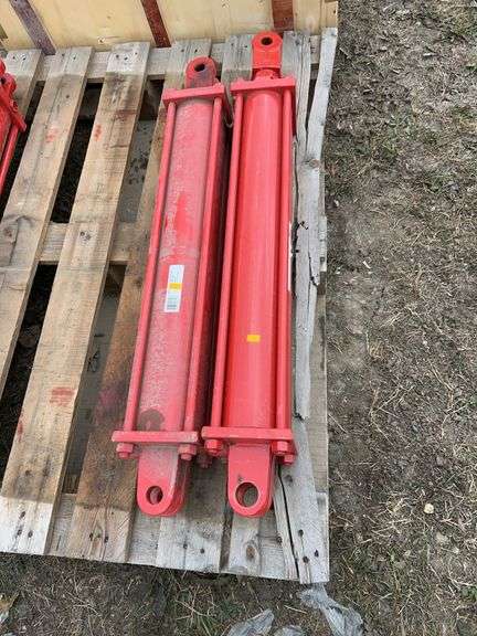 Pair of large UNUSED cylinders - centre to centre measurement is 36-1/2”