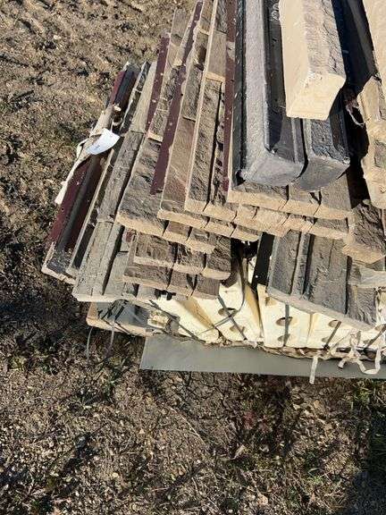 Pallet of Versetta Stone siding panels