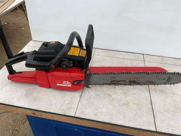 Jonsered 535 chainsaw come to the 16" bar starts and runs