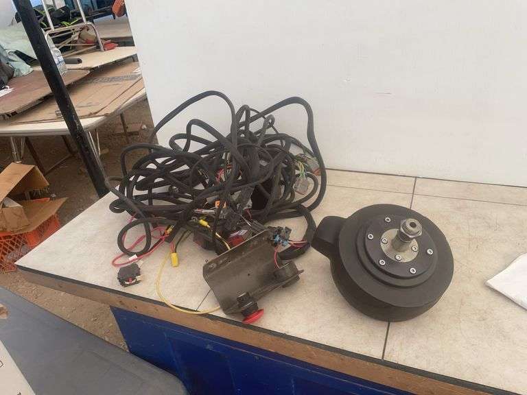 Parts for a Trimble ezy steer including motor