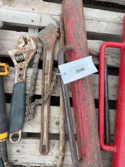 Post pounders, sledge hammer, adjustable wrench etc