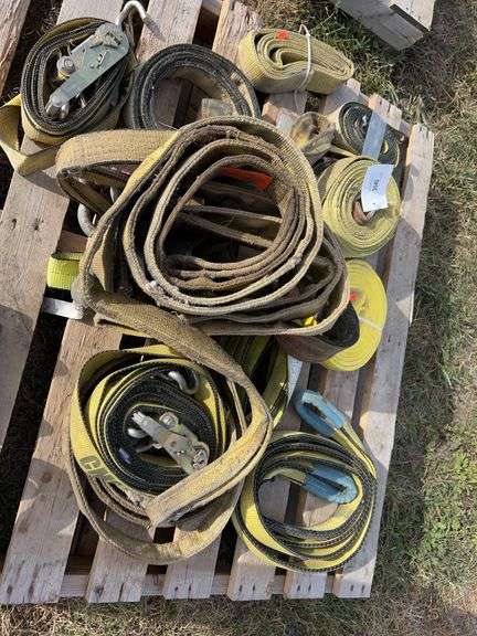 Qty of tie downs, slings