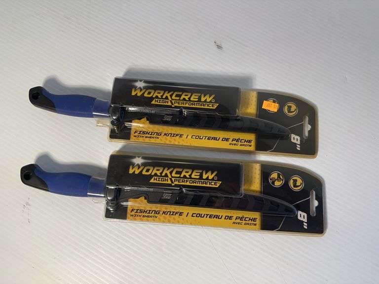 Two 8" WorkCrew Filleting Knives