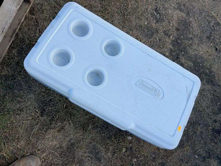 Coleman Extreme cooler & pair of halogen lamps