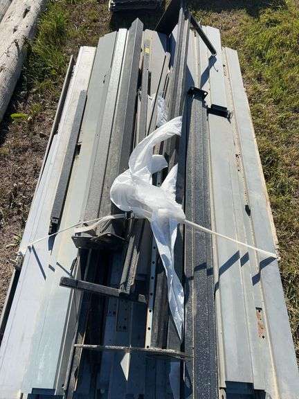 Pallet of misc shelving brackets
