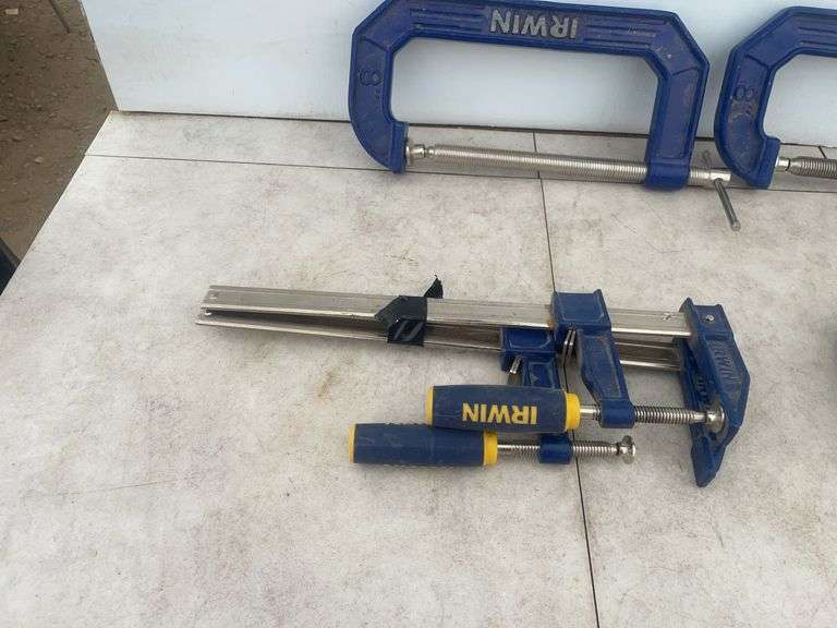 6 Irwin clamps
