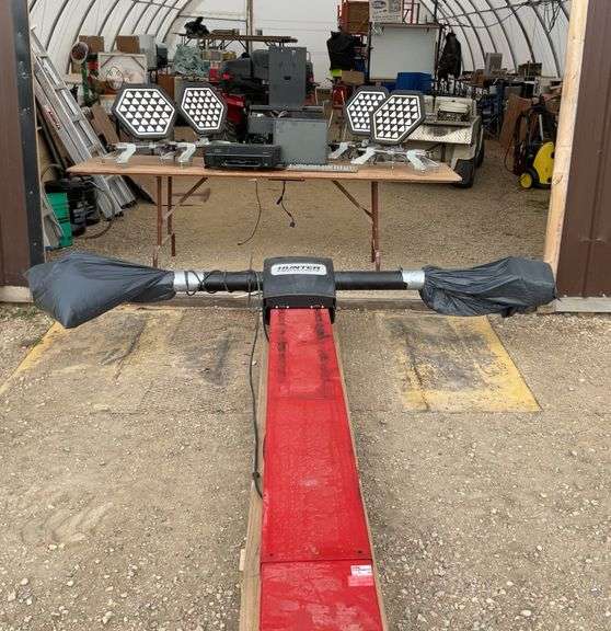 Hunter wheel alignment system - updated to 2022 - was working when taken out