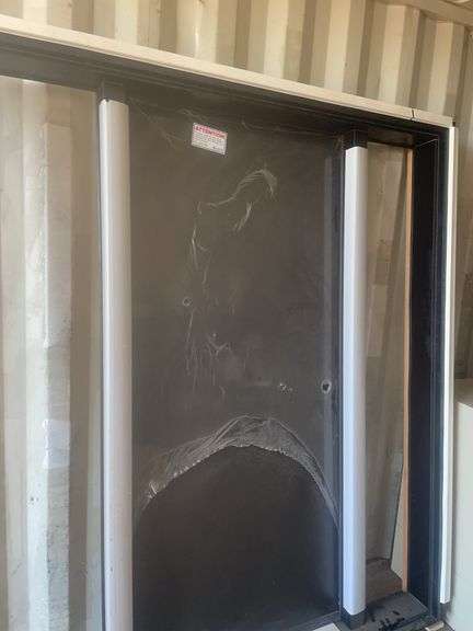 Unused 36 inch door comes in a 67 1/2 wide by 81 1/2 high frame