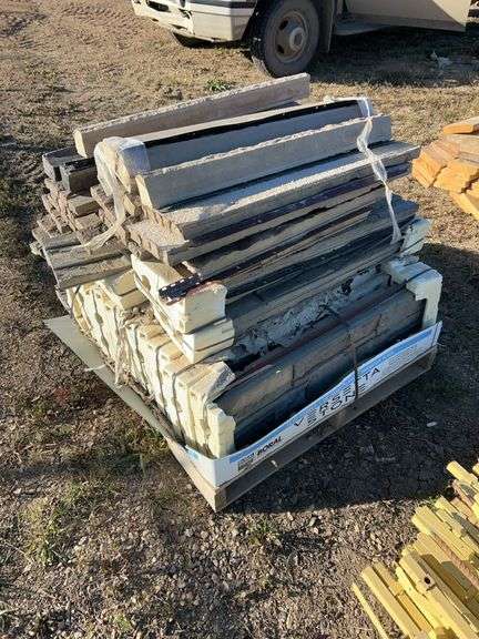 Pallet of Versetta Stone siding panels