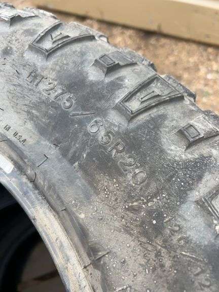 4 Goodyear tires 275/65R20