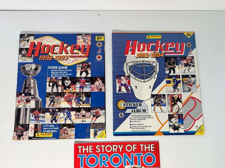 Hockey Sticker Books & The Story of the Toronto Blue Jays