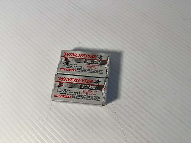 100 Rounds of Winchester .22short 29gr