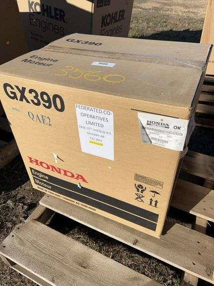 UNUSED Honda GX390 13hp motor - electric start