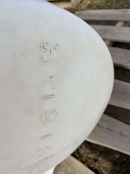 UNUSED 50gal poly tank