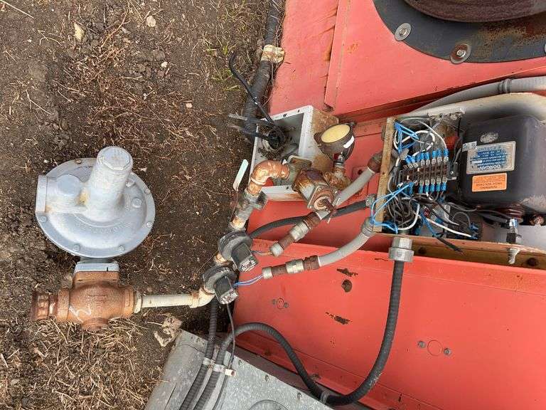 25hp 3phase aeration fan c/w supplemental water heater - hasn’t been used in few years