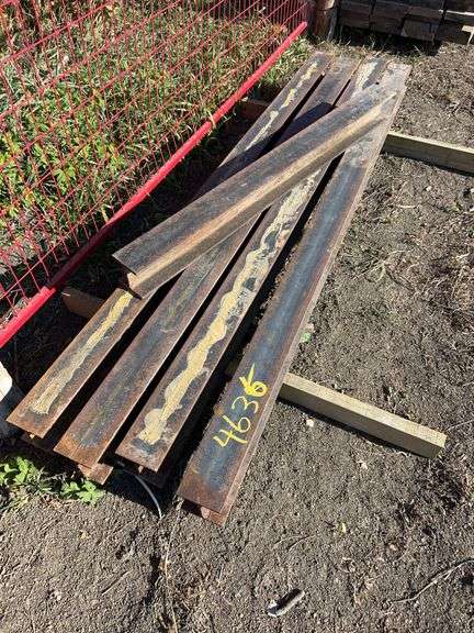 Qty of 4” I-beam - 4 pieces @ 7’, 1 piece @ 52”