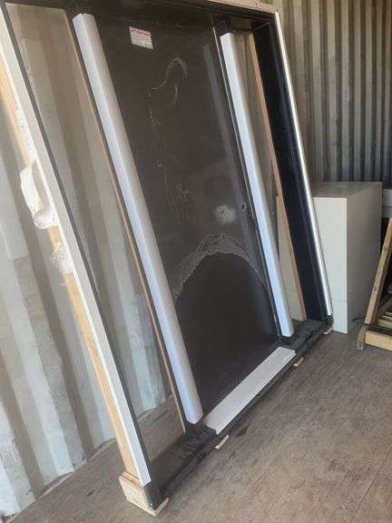 Unused 36 inch door comes in a 67 1/2 wide by 81 1/2 high frame