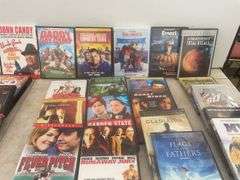 Approximately 50 DVDs