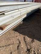 Qty of garage door panels various sizes & lengths (1 stack)