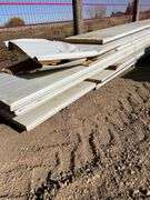 Qty of garage door panels various sizes & lengths (1 stack)