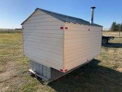 Ice fishing shack 91" x 112" - DOOR NEEDS REPAIR
