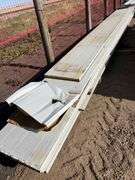 Qty of garage door panels various sizes & lengths (1 stack)