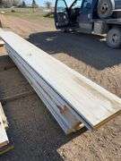 Qty of garage door panels various sizes & lengths (1 stack)