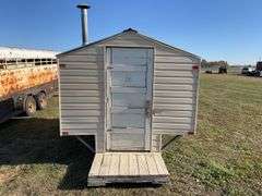 Ice fishing shack 91" x 112" - DOOR NEEDS REPAIR