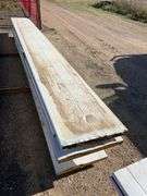 Qty of garage door panels various sizes & lengths (1 stack)