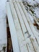 Qty of soffit WHITE - some have been damaged by wind