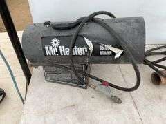 35,000 BTU propane Mr. Heater - condition unknown, tiger torch comes with regulator