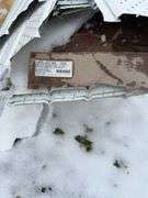 Qty of soffit WHITE - some have been damaged by wind