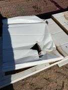 Qty of garage door panels various sizes & lengths (1 stack)