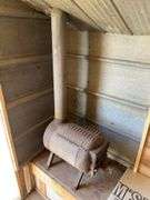 Ice fishing shack 91" x 112" - DOOR NEEDS REPAIR