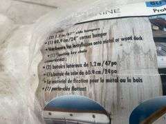 Dock bumpers (2) 47” side (1) 24” corner and a 10 pound weight