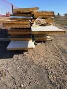 Large Qty of garage door panels various sizes & lengths (2 stacks)