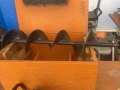 Jeffy Model 30 - 8" gas driven ice auger, starts and run nice, comes with extension and box