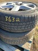 4 tires/rims Nissan P215/55R17