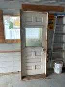 OFFSITE MELFORT: 32"x80" Antique fir door