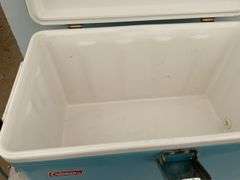 Coleman cooler, campfire toaster