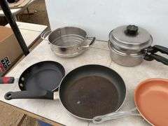 KitchenAid pot, miscellaneous fry pans