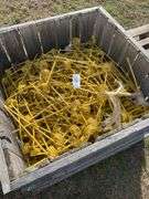 Qty of 3/8”x18” Yellow harrow tines